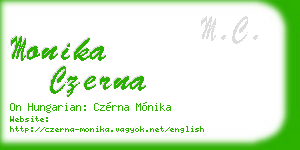 monika czerna business card